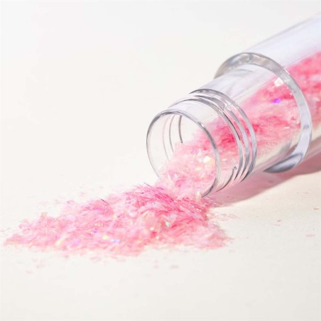 Light Pink Topaz Iridescent Magic Sparkles Glitter Flakes 3g
