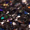 Black Iridescent Magic Sparkles Glitter Flakes 3g