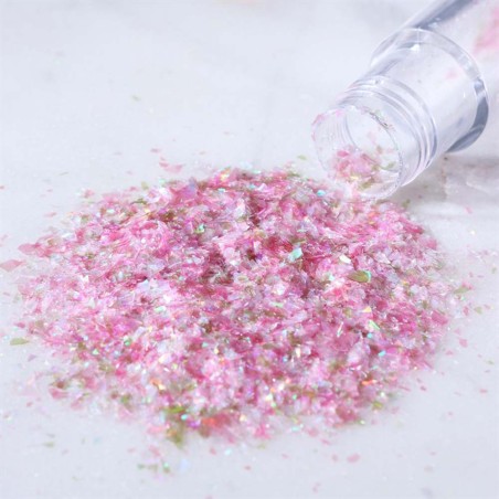 Fairy Flowers (Pink, Gold, White) Iridescent Magic Sparkles Glitter Flakes 3g