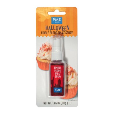 Edible Blood Splat Spray for Halloween Cake Decorating 30g
