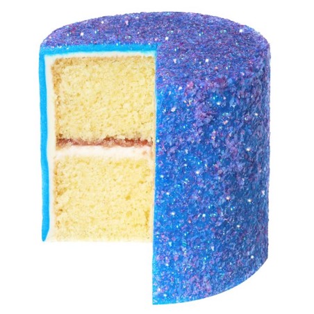 Unicorn (Light Blue-Purple) Iridescent Magic Sparkles Glitter Flakes 3g