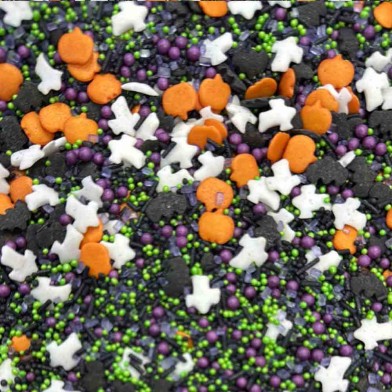Sprinklicious Terrifying Halloween glitter Mix 80g. E171 Free