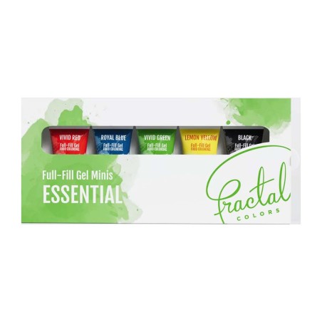 Gel Minis Food Coloring Set by Fractal 5x12g