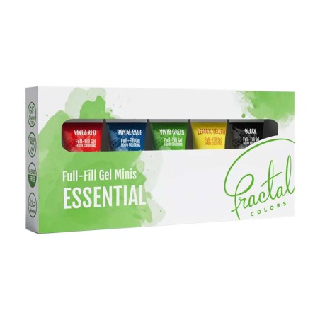 Gel Minis Food Coloring Set by Fractal 5x12g