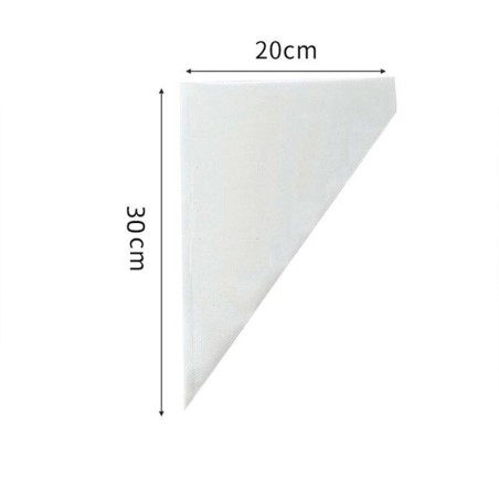 Σακούλες κορνέ HDPE μιας χρήσης πολύ λεπτές 20x30εκ. 100τεμ.