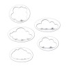 Clouds Plastic pastry cutter set of 5