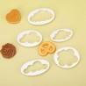 Clouds Plastic pastry cutter set of 5