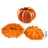 2 Part Pumpkin Choco Shell Silicone Mold 17,1-18,6 x H5,6cm