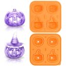 3D Pumpkin Pops 2 Part Silicone Mold 4,4xH5,4cm 2cav.