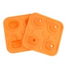 3D Pumpkin Pops 2 Part Silicone Mold 4,4xH5,4cm 2cav.