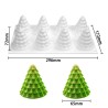 Christmas Trees monoportion Silicone Mold 80ml Diam.6cm 8cav.