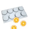 Orange Slice Silicone Mold D.5,2cm 8cav.