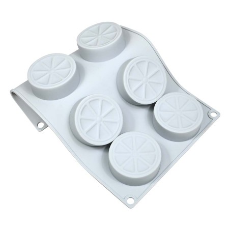 Orange Slice Silicone Mold D.5,2cm 8cav.