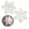 Large Snowflake Topper Silicone Mold Dim.19,2x2,7cm
