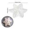 Large Snowflake Topper Silicone Mold Dim.19,2x2,7cm
