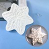 Large Snowflake Topper Silicone Mold Dim.19,2x2,7cm