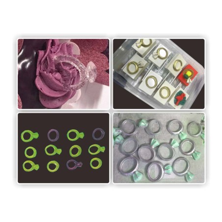 Ring Designs Silicone Mold 9cav.