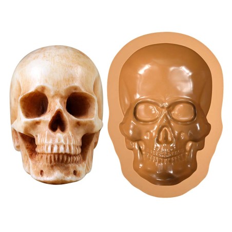 Skull Silicone Mold 17,8xH11,8cm