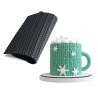 Cable Knit Silicone Imprint Mat 24,7x18,2xH0,3cm