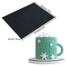 Cable Knit Silicone Imprint Mat 24,7x18,2xH0,3cm