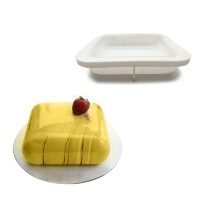 Tetrahedron Semifreddo/Cake Silicone Mold Dim.16,5xH4cm