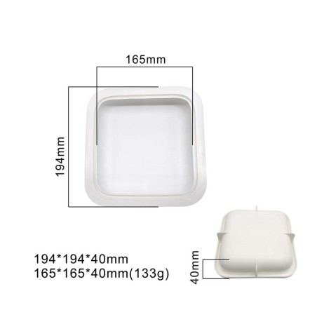 Tetrahedron Semifreddo/Cake Silicone Mold Dim.16,5xH4cm