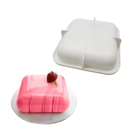 Tetrahedron Semifreddo/Cake Silicone Mold Dim.16,5xH4cm