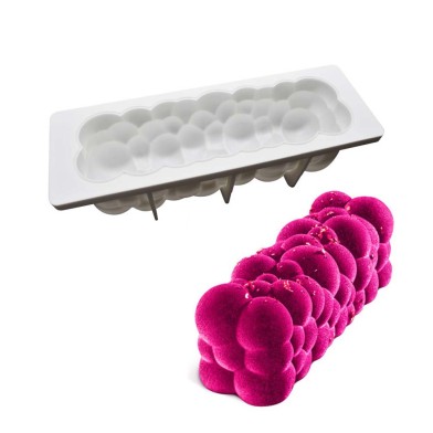 Bubbles Semifreddo/Cake Silicone Mold Dim.16,5xH4cm
