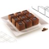 Tetraedrons Monoportion Silicone Mold 2,7x2,7xH2cm 28cav.