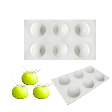 Sphere Silicone Mold D5,9cm cav.