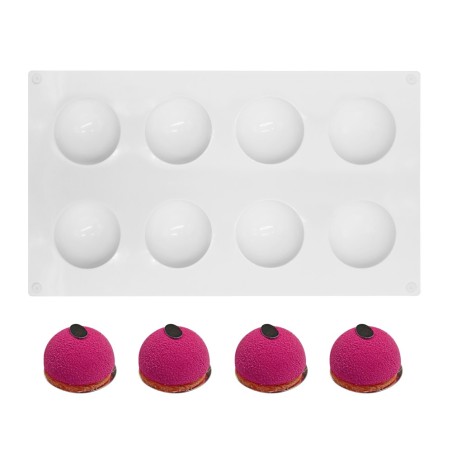 Sphere Silicone Mold D4,9cm cav.