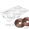 Torque Topper Silicone Mold D6,9cm 6cav.