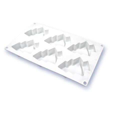 Oh Christmas Tree! Monoportion Silicone Mold 9,3xH6,8cm 6cav.