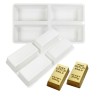 Gold Bar Silicone Mold 11,5xH5,8cm 4cav.