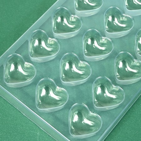 Hearts PET Chocolate  Mold 3,5x3,5cm 21cav.