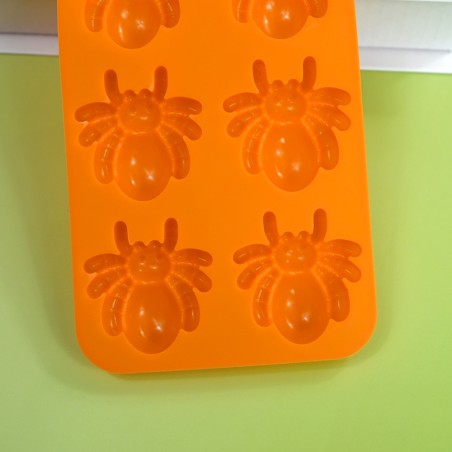 ChocoSpiders Silicone Mold Diam.5cm 8cav.