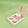 Ανοιχτό Καφετί Bento Cake Box 15εκ.