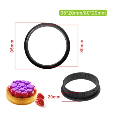 Round Plastic Ring for tart/biscuit D9,5xH2cm