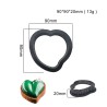 Heart Plastic Ring for tart/biscuit 9x9xH2cm