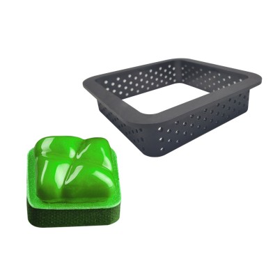 Square Plastic Ring for tart/biscuit 8,2x8,2xH2cm