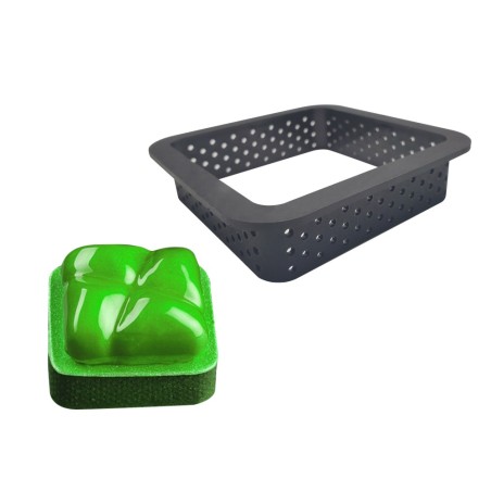 Square Plastic Ring for tart/biscuit 8,2x8,2xH2cm