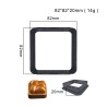 Square Plastic Ring for tart/biscuit 8,2x8,2xH2cm