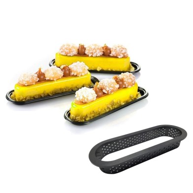Oval Plastic Ring for tart/biscuit 14,4x5,3xH2cm