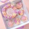 Clear Lid Combo Box for 2 cupcakes & 1 Bento Box