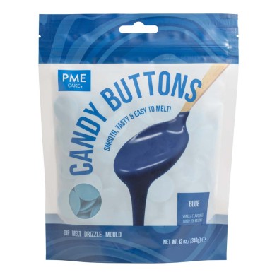 Blue PME Candy Buttons 12oz./340g