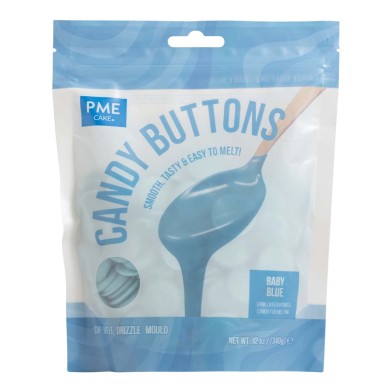 Light Blue Candy Buttons PME 12oz./340g