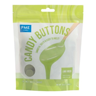 Lime Green Candy Buttons PME 12oz./340g