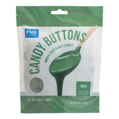 Green Candy Buttons PME 12oz./340g