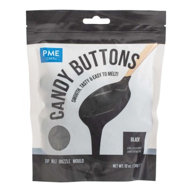 Black Candy Buttons PME 12oz./340g