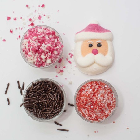 Hot Chocolate Puffy Santa Decorating Kit 260g/9.17oz - 6 Portions